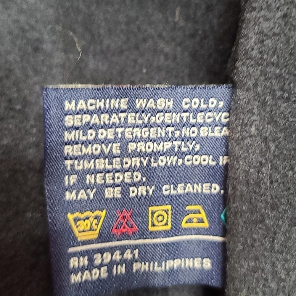 Docker Mens Jacket Coat Gray  W/Black Fleece Lining Zips Water Resistant XXL EUC